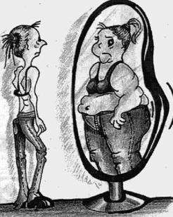 Résultat d’images pour anorexie dessin