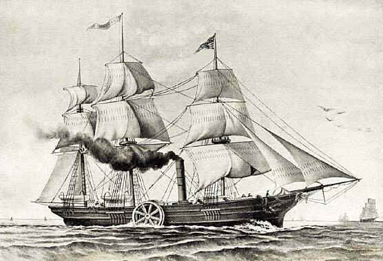 Savannah primer barco de vapor que cruzó el Atlántico