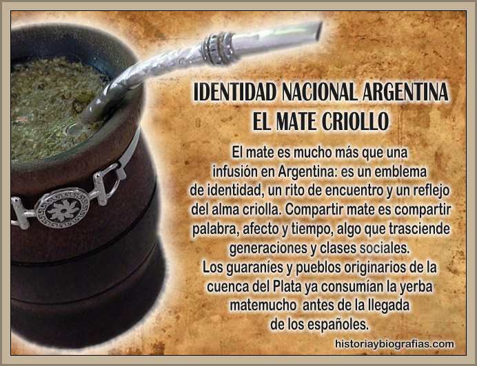 el mate criollo identidad nacional argentina