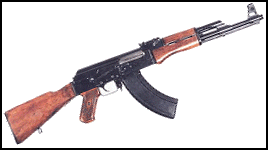 Kalashnikov fusil de asalto mas utilizado en los conflictos belicos