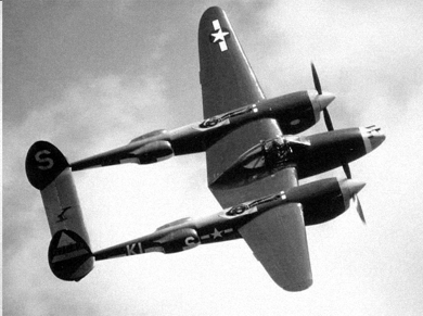 CAZA AMERICANO:LOCKHEED P-38 LIGHTNING