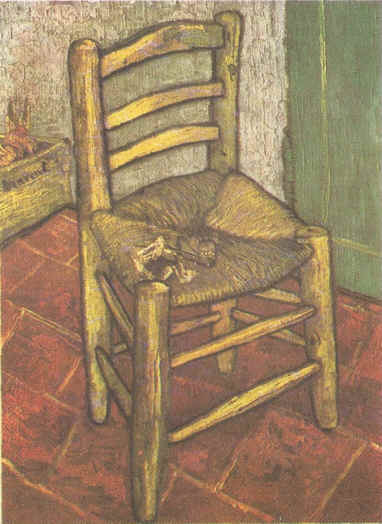 Vincent van Gogh: La silla amarilla (1888) - Londres, Tate Gallery. 