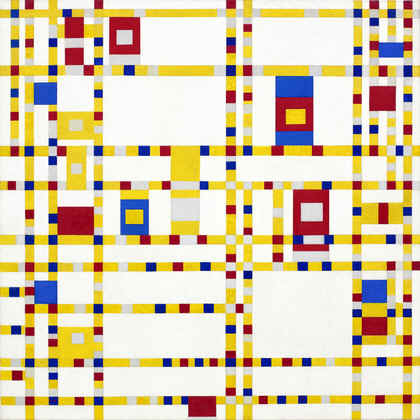 Piet Mondrian: Broadway Boogie Woogie (1942-1943)