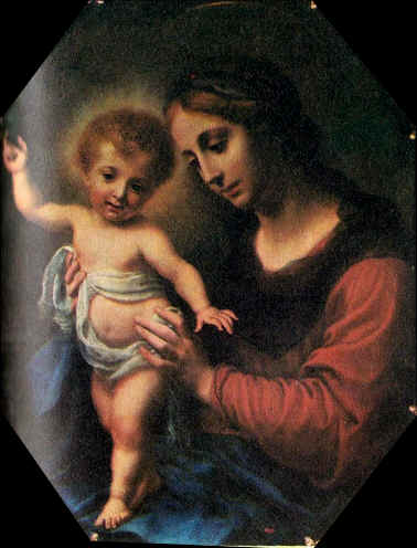 Carlo Dolci (1616-1686): La Virgen y el Niño -Florencia, Palacio Pitti. 