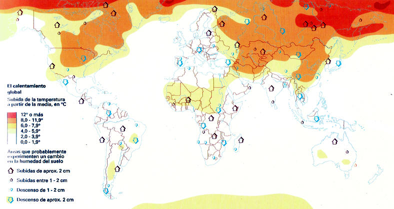 mapa de calentamiento