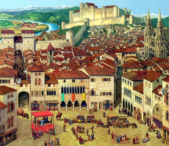 ciudad medieval