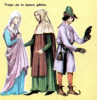 EL Vestido y Aseo en la Edad Media:Moda, Telas y Colores