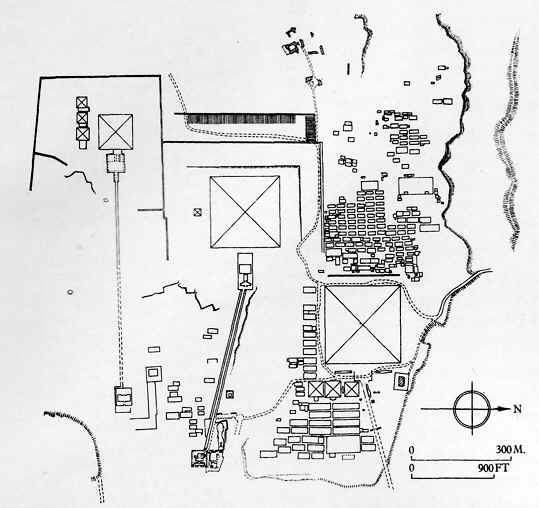 Mapa Ubicacion de Pirámides en Egipto y su desarrollo