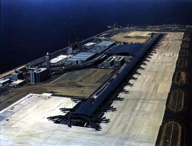Aeropuerto KANSAI Flotante en Japon Megaestructuras 