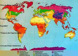 mapa clima del mundo