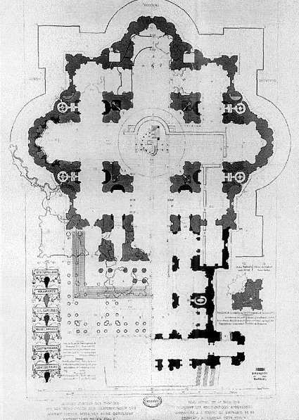 plano basilica de san pedro en roma