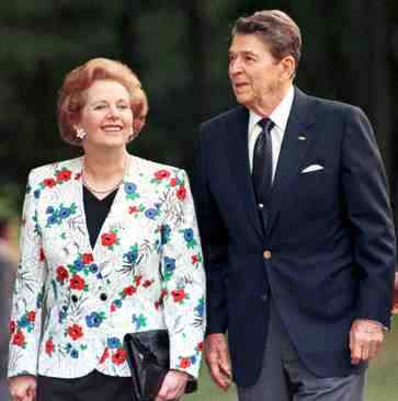 Thatcher y Reagan