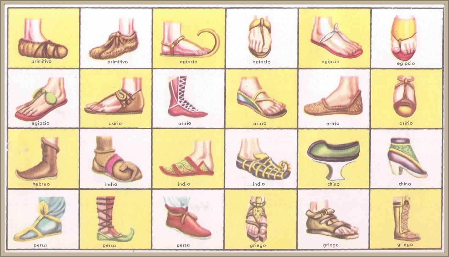 Historia del Calzado y Evolución:Tipos y Partes de un Zapato