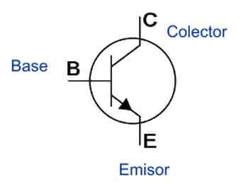 esquema de un transistor