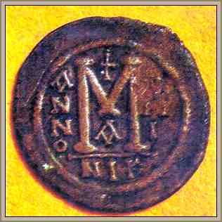 moneda bizantina