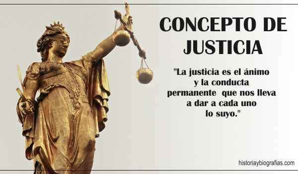 concepto de justicia