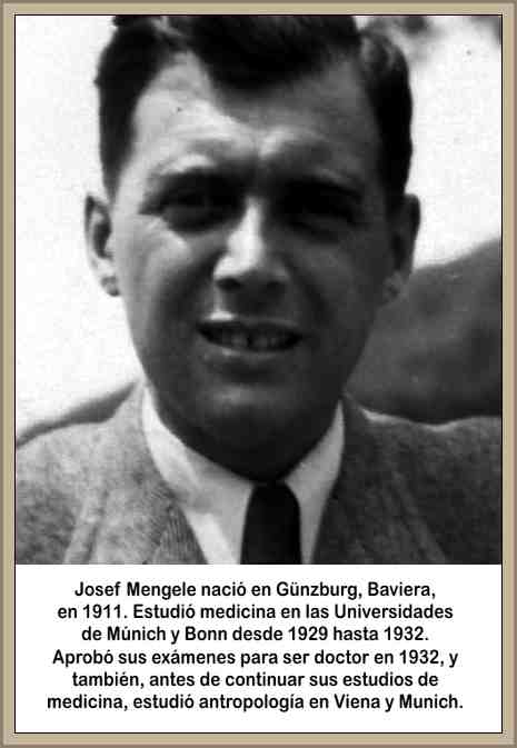biografia de josef mengele y sus experimentos nazis