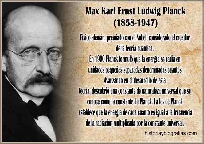 Planck Recibió el Premio Nobel Fisica Por El Efecto Fotoeléctrico – BIOGRAFÍAS e HISTORIA UNIVERSAL,ARGENTINA y de la CIENCIA