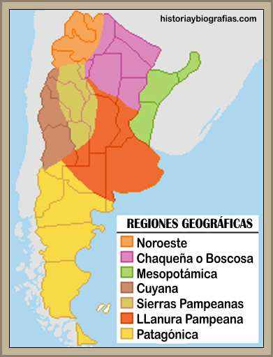 regiones geográficas de argentina