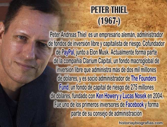 biografía de Peter Thiel, el hombre poderoso de silicon valley