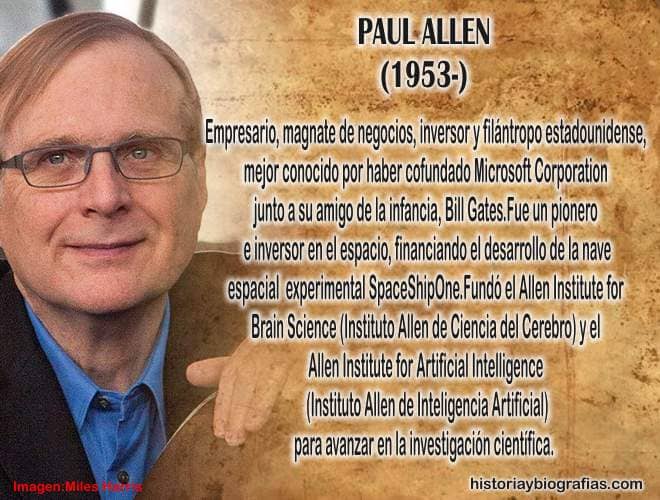 biografía de paul allen