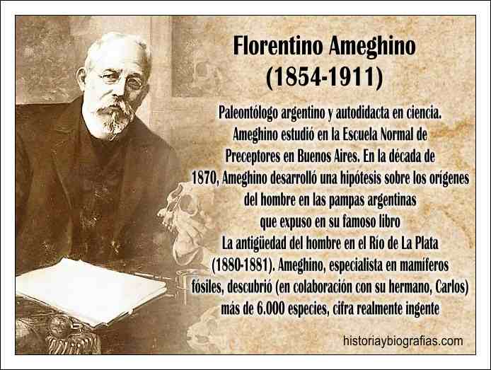 Biografia de Ameghino Florentino Naturalista Argentino