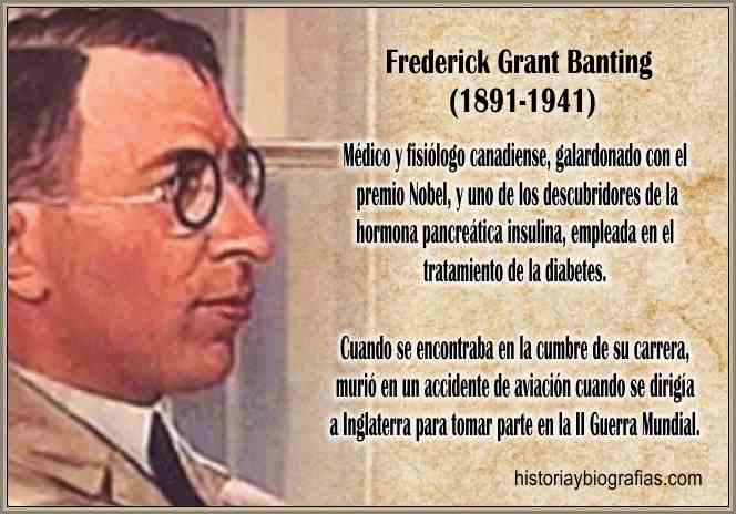biografia de Banting Federico - El Descubridor de la Insulina