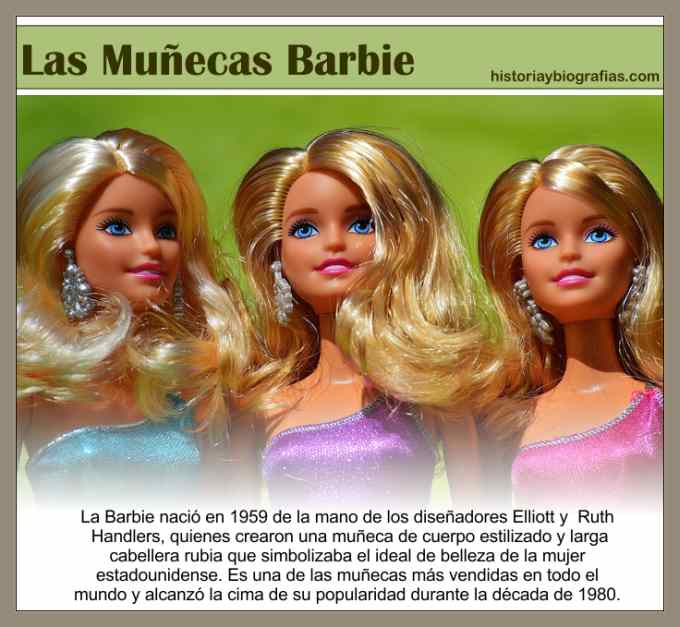 Historia de Barbie, la Muñeca Mas Famosa y Vendida del Mundo