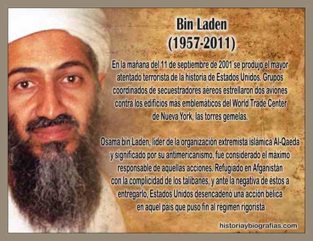Biografia de Osama Bin Laden-El Terrorismo de Al Qaeda y los Talibanes