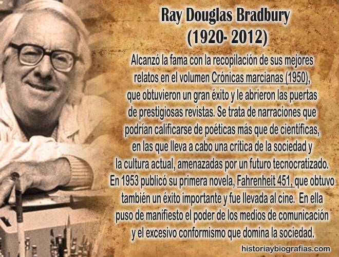 biografía de Ray Bradbury