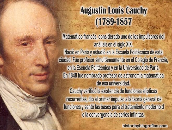 biografía de cauchy augustin louis