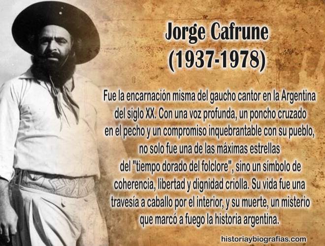 Biografia de Cafrune Jorge