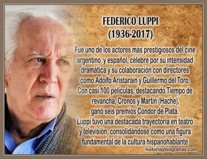 biografia de federico luppi, actor argentino