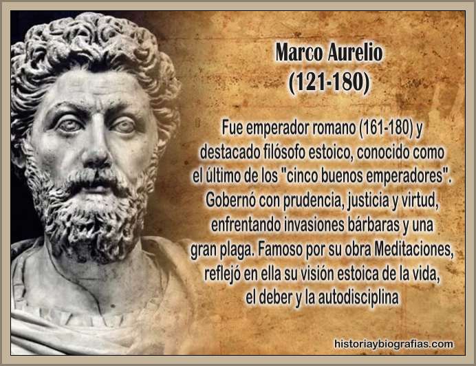 biografía de marco aurelio, emperador de roma
