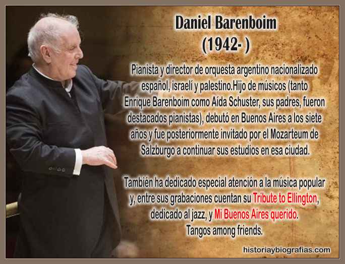 Biografia de Barenboim Daniel, Su Trayectoria Artistica