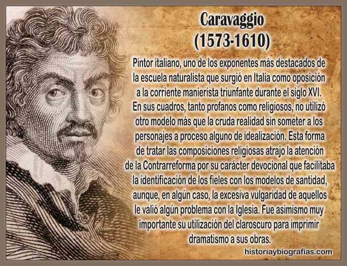 Biografia de Caravaggio,Resumen de su Vida y Obra Artistica