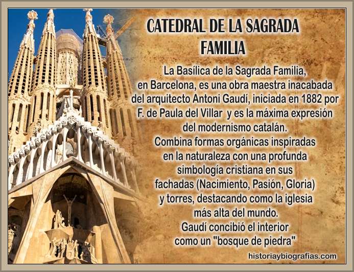 la catedral de la sagrada familia en barcelona- españa