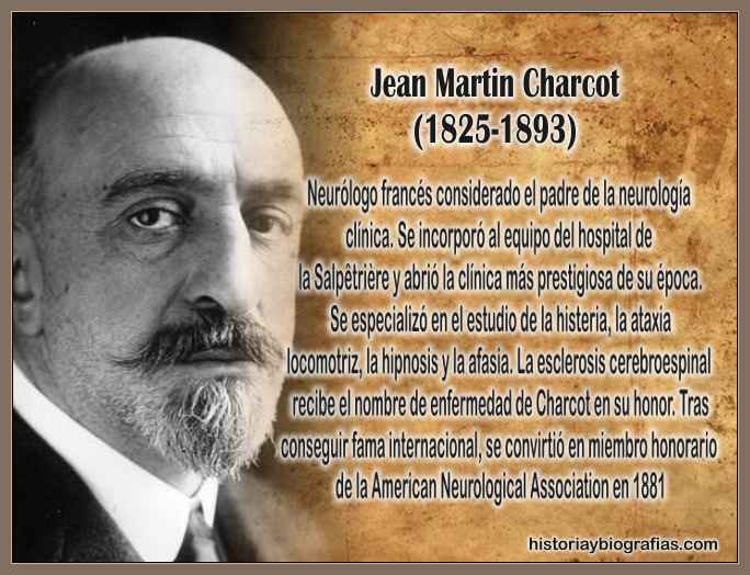 Biografia de Charcot Jean Martin:Sus Aportes Cientifico
