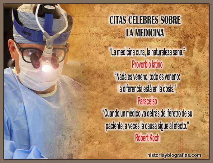 frases o citas celebres sobre medicina
