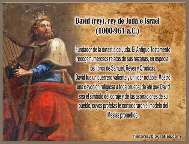 Biografia del Rey David de Israel: Historia Resumida de su Reinado
