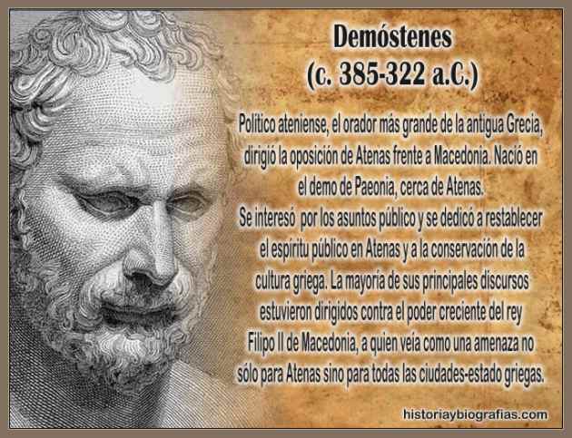 Biografia de Demostenes El Orador Mas Grande de Grecia y sus Filipicas