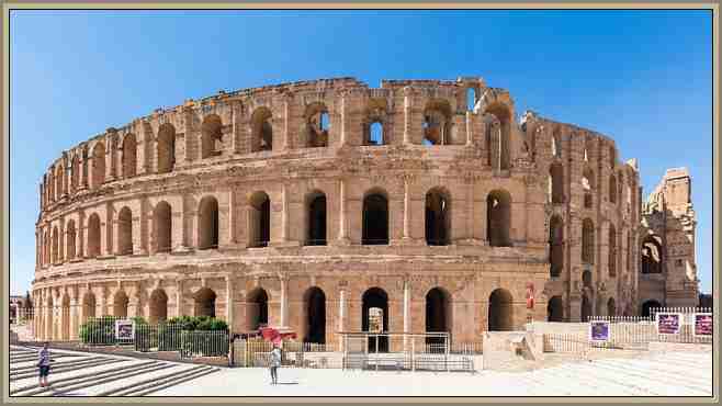DJEM:Coliseo Africano en Tunez, Mas Grande  Anfiteatro Romano 