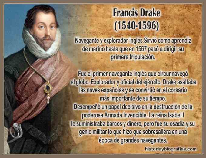 Biografia de Francis Drake, el Pirata de la Reina Isabel I de Inglaterra