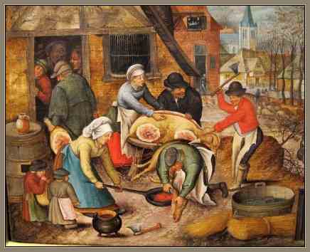 Alimentacion, Dieta y Comidas en la Edad Media Viviendas