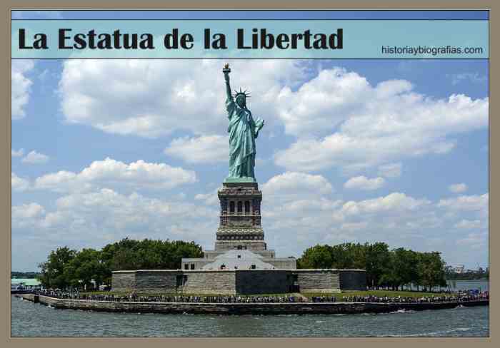 historia de la estatua de la libertad
