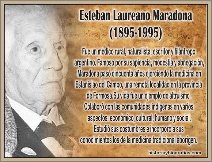 biografia del doctor esteban maradona