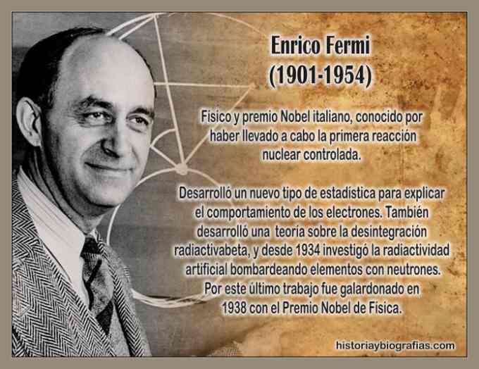 Biografia de Fermi Enrico y La Primera Reaccion en Cadena