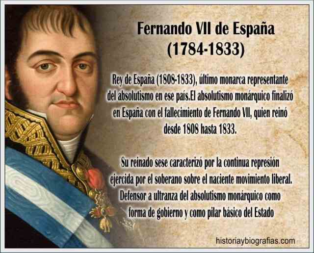 Biografía de Fernando VII Rey de España y El Motín de Aranjuez ...