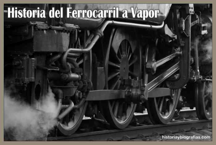 Historia del Ferrocarril Máquina de Vapor Cronología de su Evolución