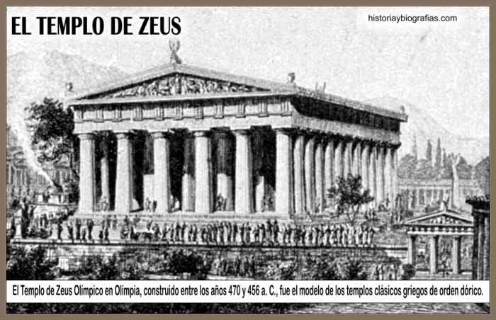 Templo de Zeus, obra de Fidias